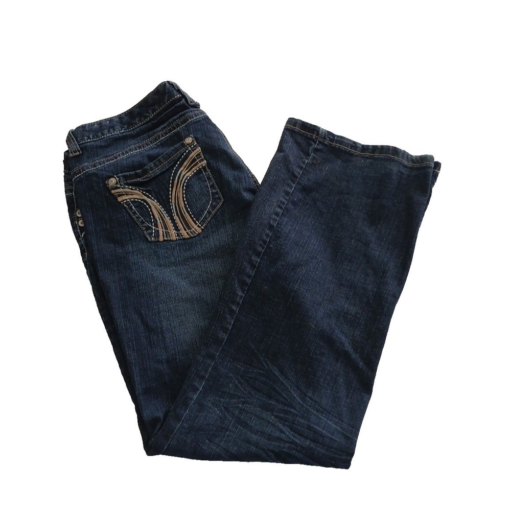 Maurices Rhinestone Accent Mid Rise Women's Bootcut Jeans Size 16